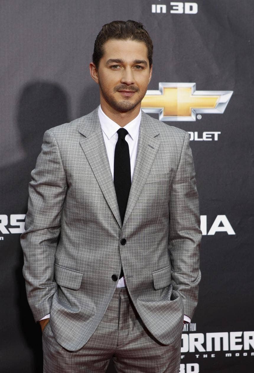 Shia labeouf isnt extremely well endowed